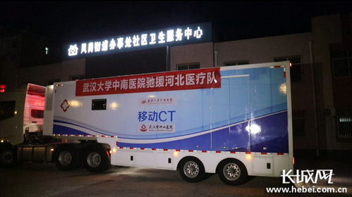 医疗神器驾到！武汉车载移动CT顺利抵达邢台南宫体检车